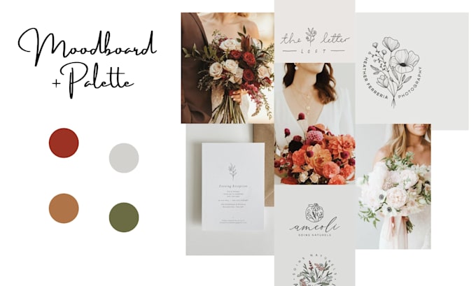 make color palette and mood board for you