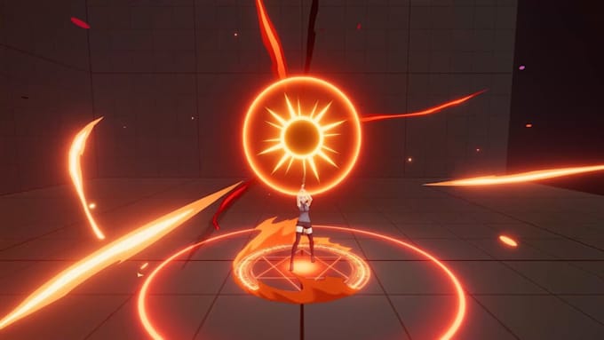 create unity vfx, video game, game animation, shader, particle unity game vfx