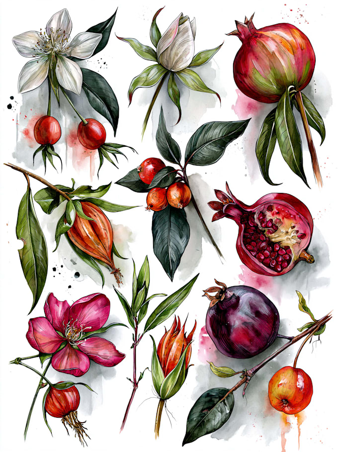 draw a botanical illustration
