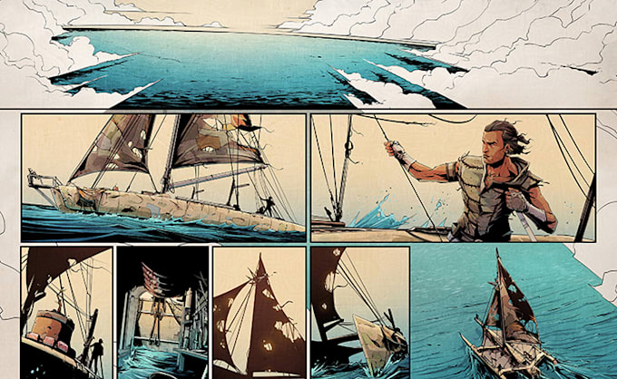 comic book, comic illustration, comic graphic novel