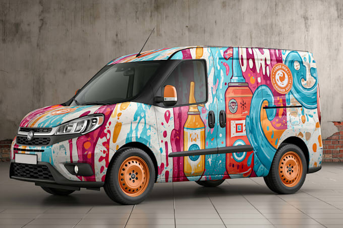 draw car wrap design