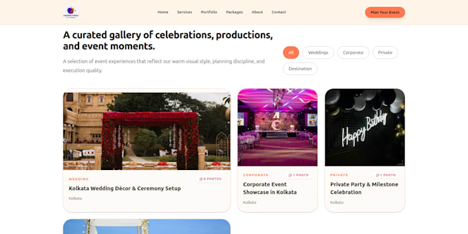 build a custom website or web application