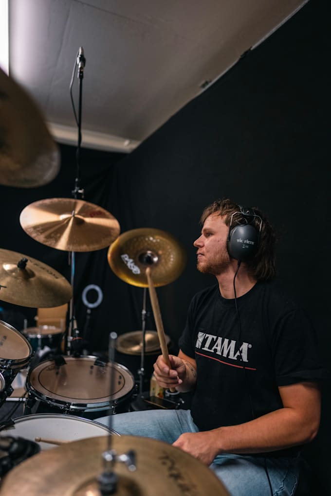 record acoustic drums with high studio quality
