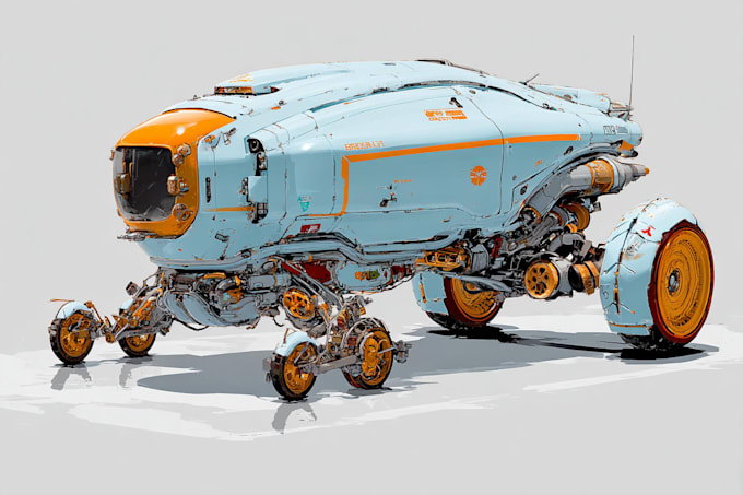 design spaceships and sci fi vehicles