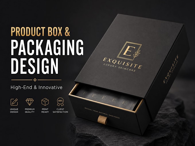 design innovative high converting product box and packaging design
