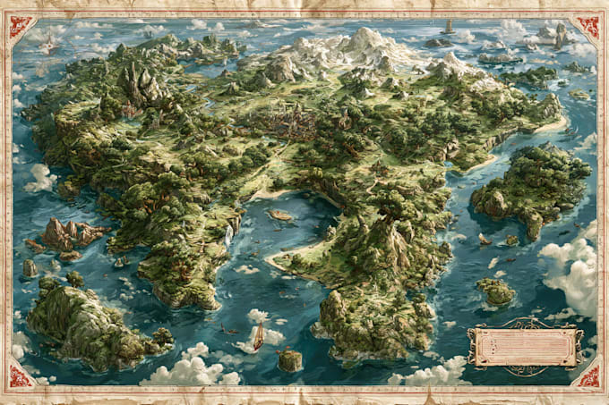 draw fantasy maps for you