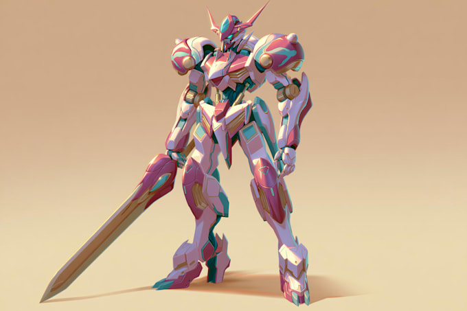 do mecha robot gundam illustrations