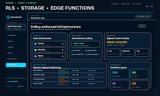 build or fix secure supabase apps with auth and rls