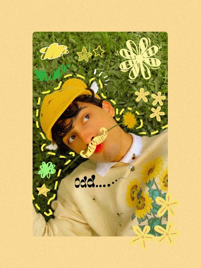 design indie aeshthetic photo collages