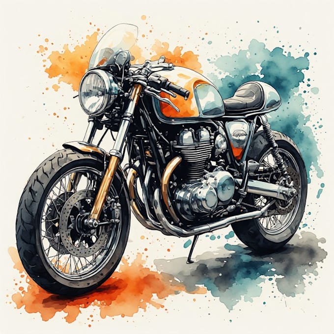 make amazing vector car portrait form your car