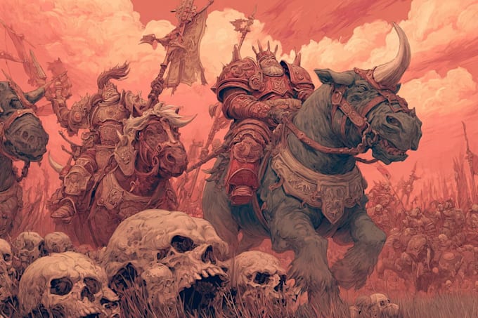 design your custom grimdark army commander or sci fi warrior