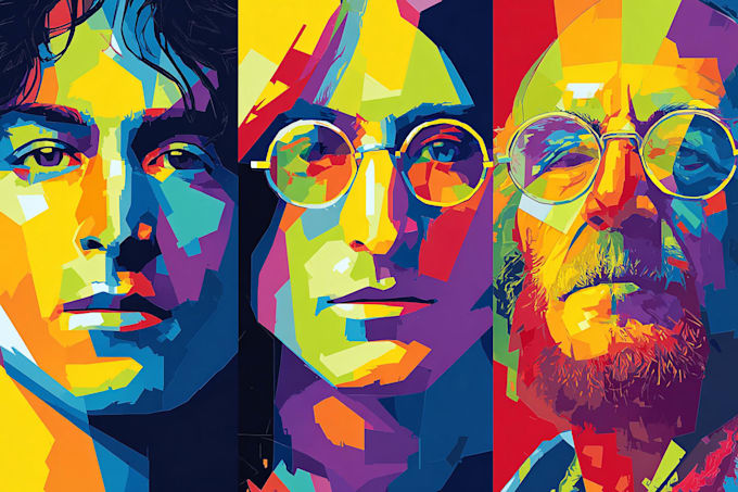 make professional wpap pop art portrait
