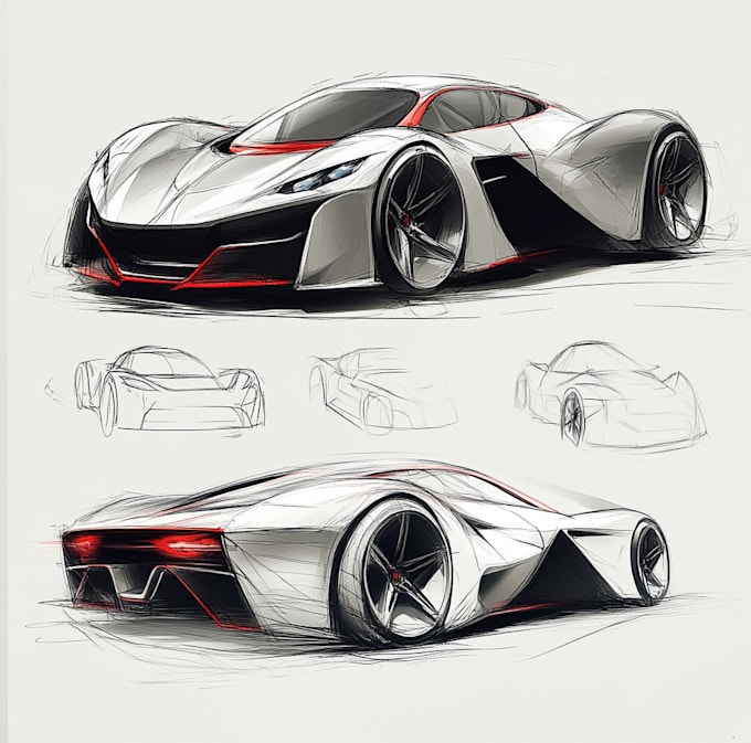 draw car concept as you ideas