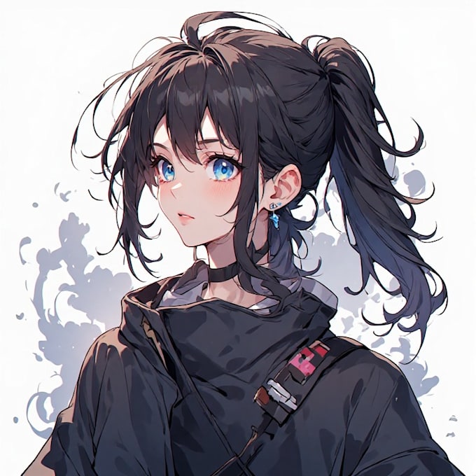 draw anime character art for you