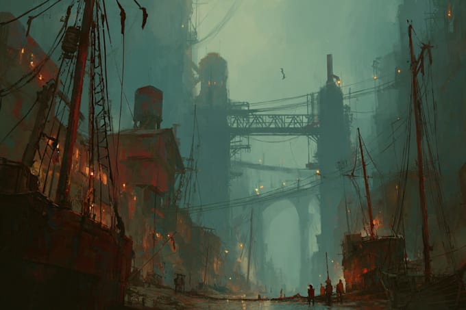 create illustrations and environments for your project