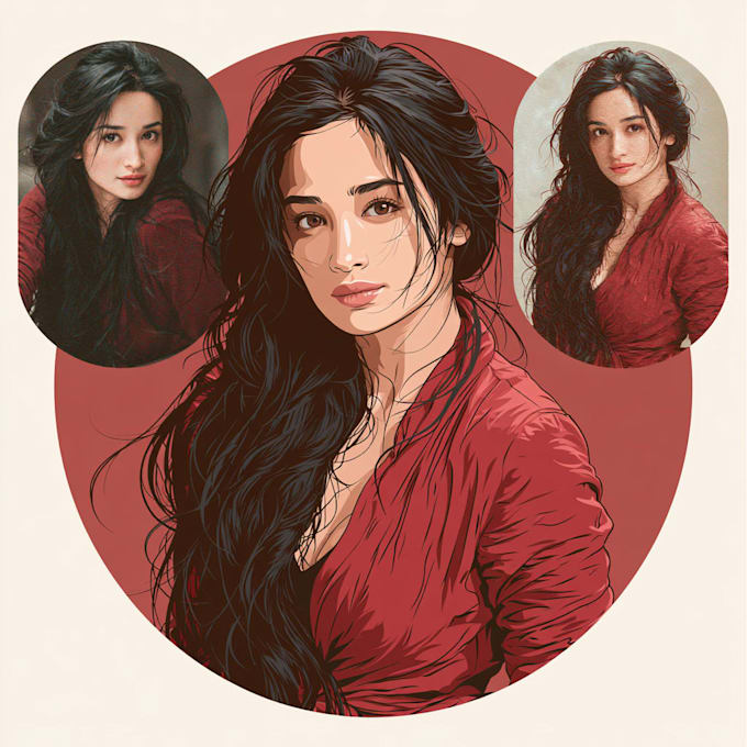 paint vector line art illustration for you