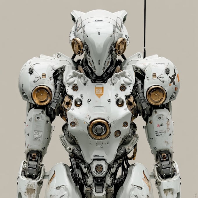 create custom mecha robot art