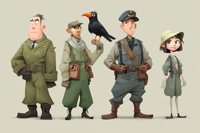 create military tactical character