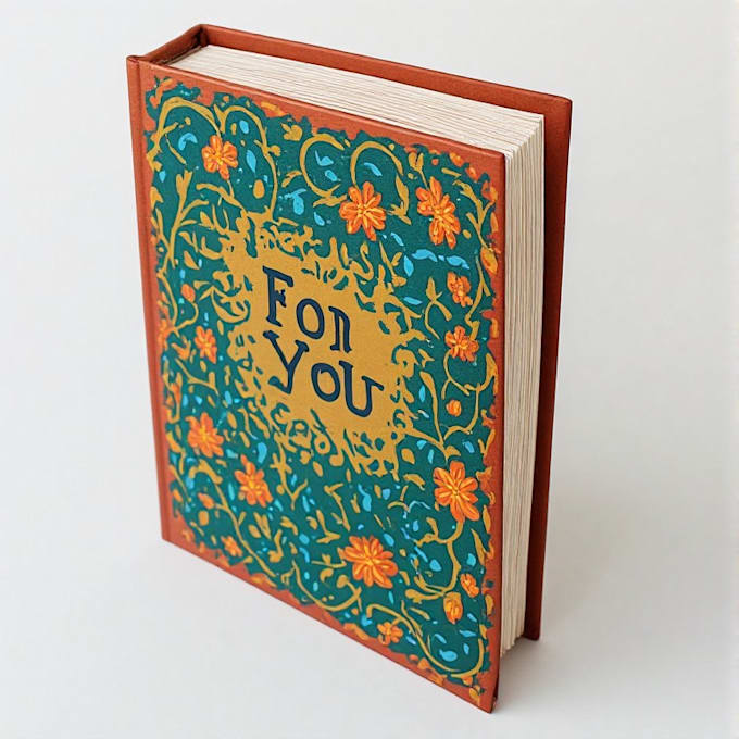 create a handpainted book cover for you