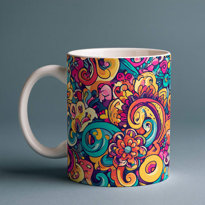 draw coffee mug design