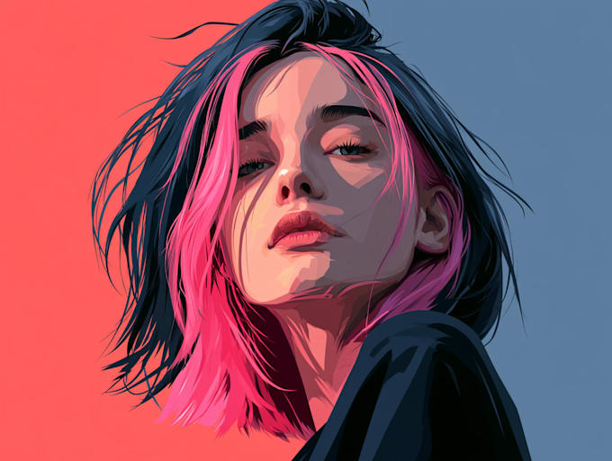 do your high quality vector portrait