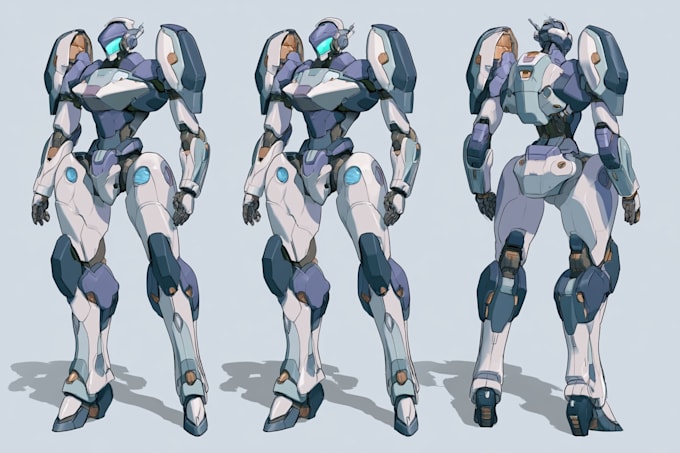 do mecha robot gundam illustrations