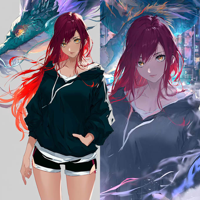 do a anime character