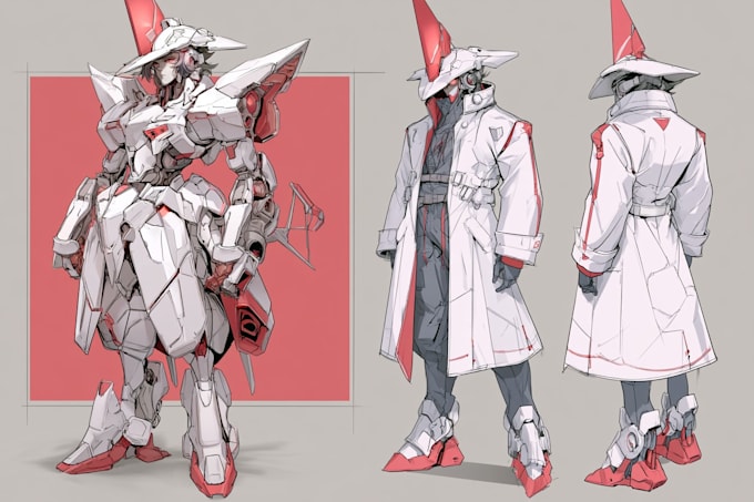 do mecha robot gundam illustrations