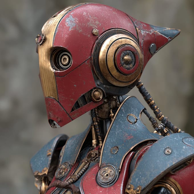 make your robot character for your sci fi themed projects