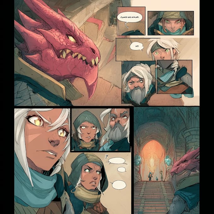 create ai comic book, illustrations any style
