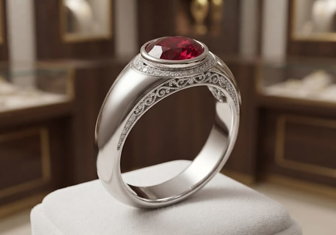 do professional 3d cad jewelry design and ring modeling