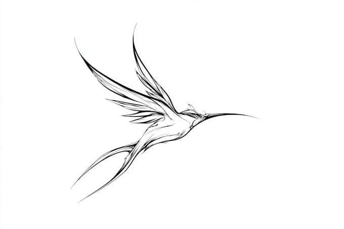 create a minimalist fine line tattoo design