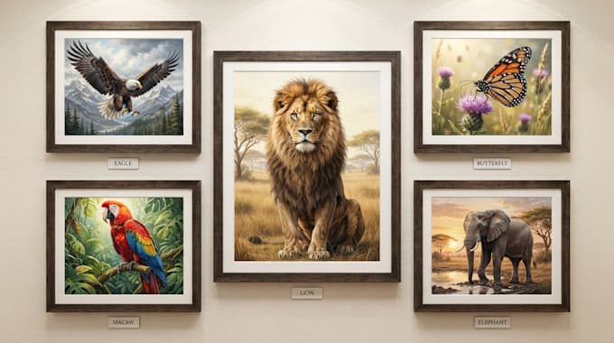create realistic animal illustration