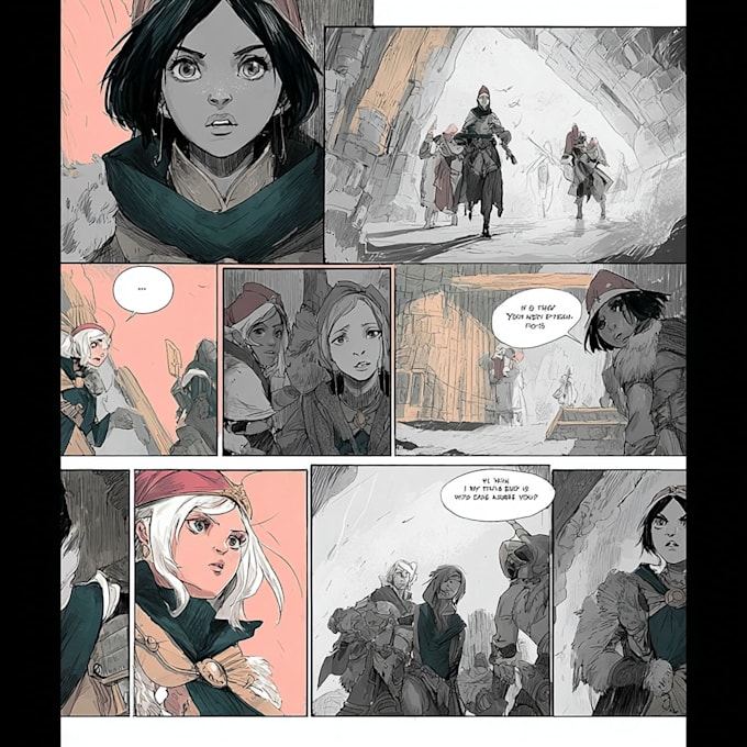 create ai comic book, illustrations any style