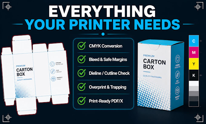 make your packaging and label print ready