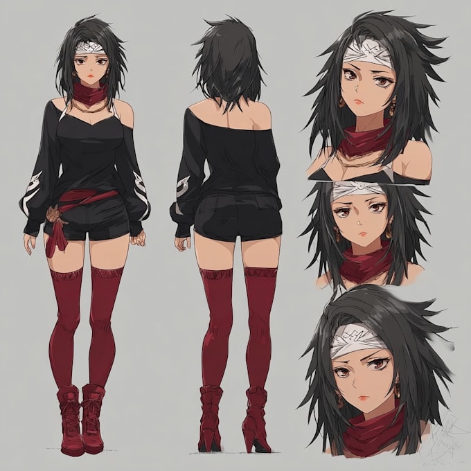 create custom anime scenes with characters and detailed