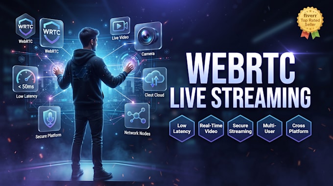 build a low latency webrtc live video streaming application