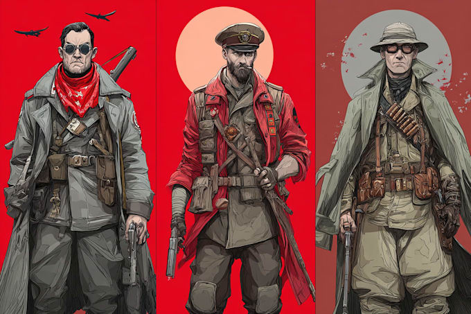 create military tactical character