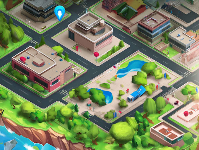 do create fantasy map illustration and concept art for you