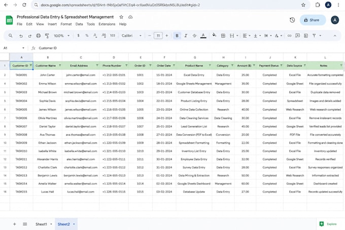 accurate data entry and ms office tasks with fast typing