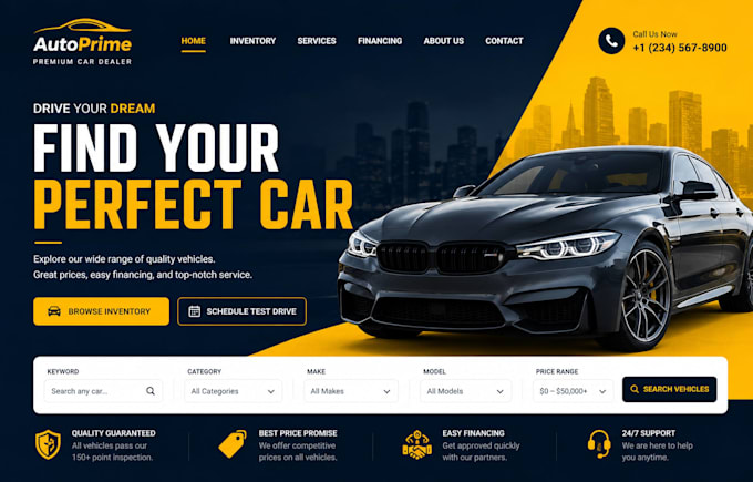 design car listing website automotive website car dealership car listing