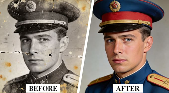 restore old and damaged photos using ai