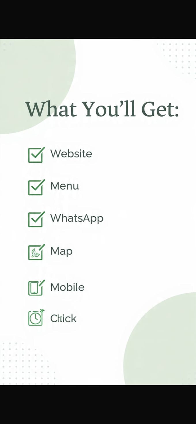 design modern websites with whatsapp ordering