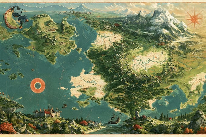 do fantasy map design