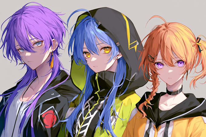 professional custom anime illustrations