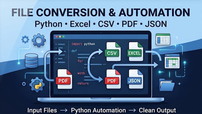 clean, convert and automate your data files