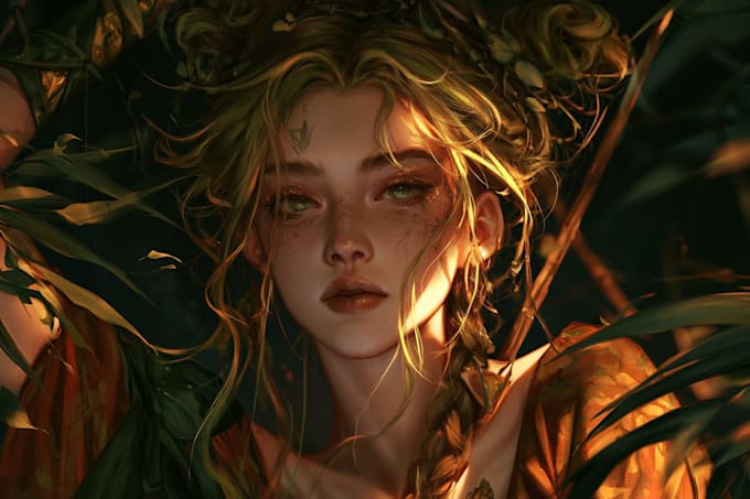 original character for books and character concept art