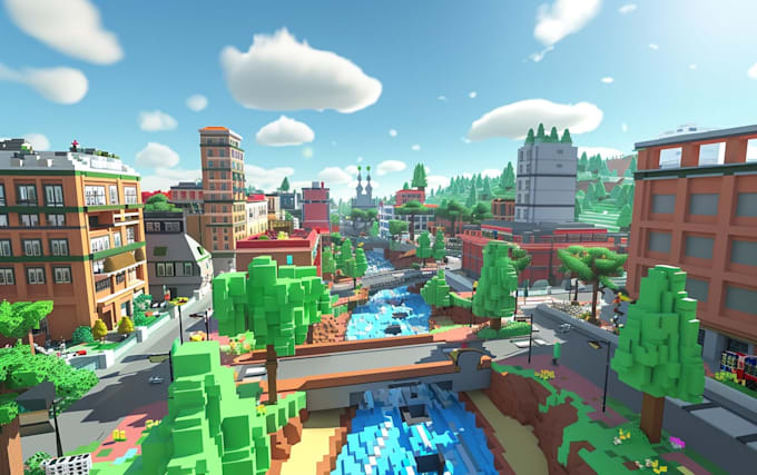 design custom roblox map, roblox game map, and environment in roblox studio