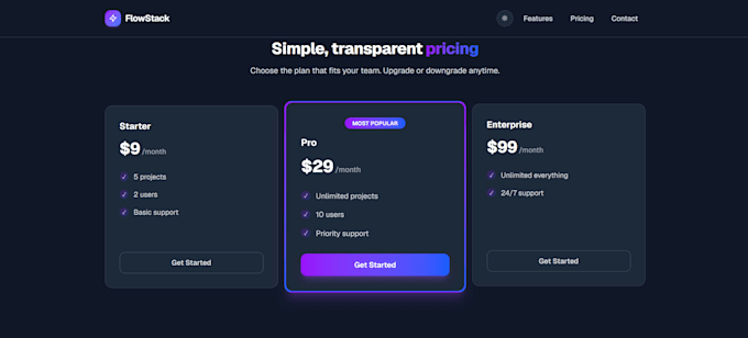 build a modern next js landing page with animations