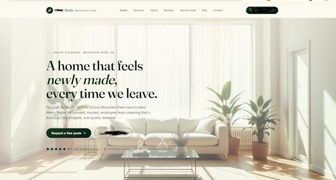 build a vibe coded website for your local business
